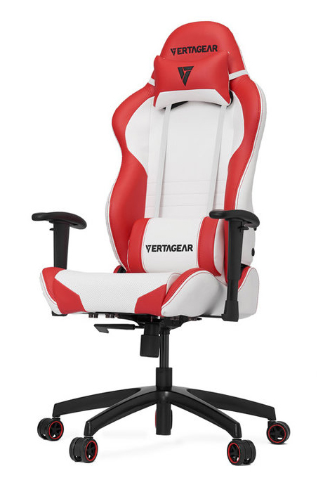 Кресло компьютерное игровое Vertagear S-Line SL2000 White/Red
